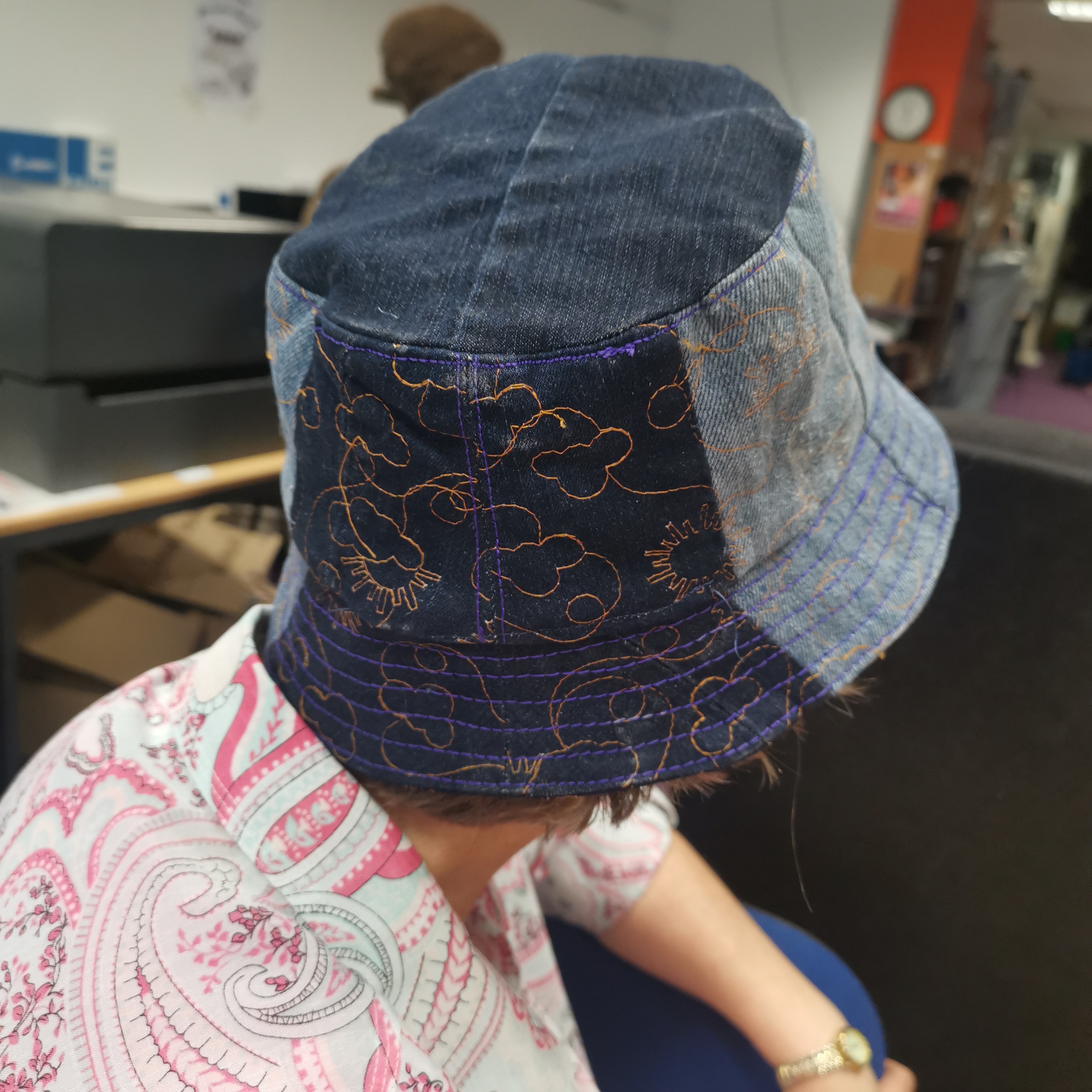 Introduction to Sewing: Make your own hat from recycled jeans