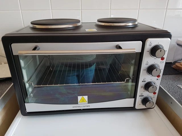 Mini Oven & Grill with Double Hot Plates